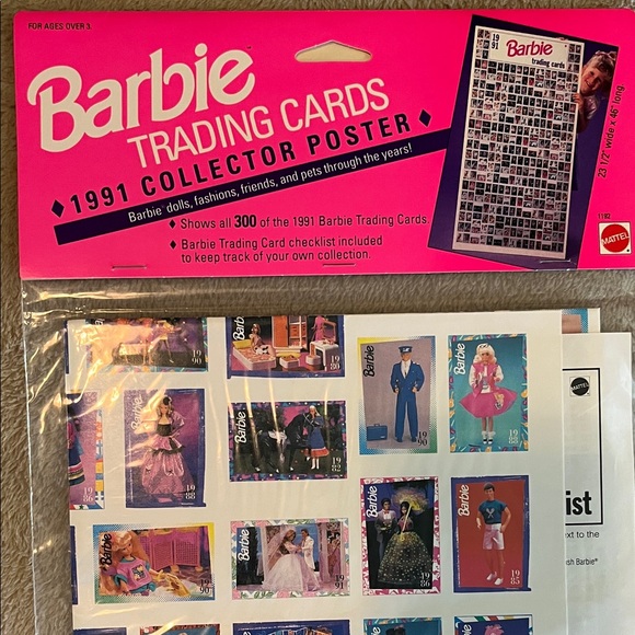 Mattel Barbie Trading Cards Sets & 20 Packs “Ten Cards” Plus Puzzle Pieces. - Picture 7 of 13